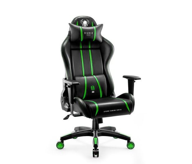 Diablo Chairs X-One 2.0 Normal Size Czarno-zielony - 1208663 - zdjęcie 2